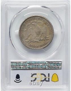 1873-CC 50C PCGS VF35 Demi-dollar en argent Liberty Assis sans flèches 060891