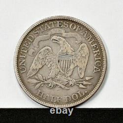 1873 Liberté Assise Demi-dollar Ch Vf (#41817)