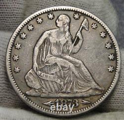 1873 Seated Liberty Demi-dollar