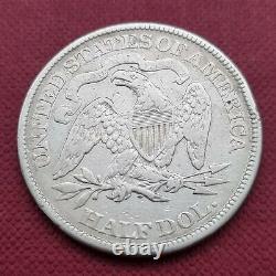 1874 Demi-dollar à l'effigie de la Liberté assise 50c Meilleure qualité XF + #45199