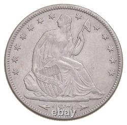 1874 Seated Liberty Demi-dollar 2663