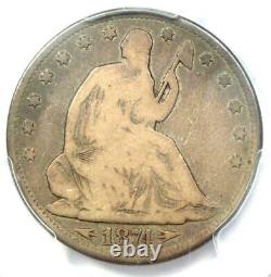 1874-cc Arrows Seated Liberty Half Dollar 50c Coin Pcgs Vg8 2 150 $ Valeur