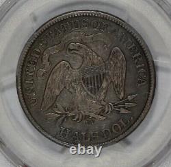 1875 CC 50c Liberty Assis Demi-dollar Pcgs Vf35