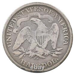 1875-CC Demi-dollar à l'effigie de la Liberté assise 7092