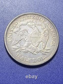 1875 Seated Liberty Demi-dollar