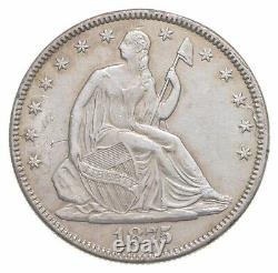 1875 Seated Liberty Demi-dollar 1862