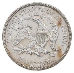 1875 Seated Liberty Demi-dollar 1862