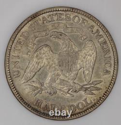 1875 Seated Liberty Half Dollar 50c Ngc Au55 Ancien Titulaire