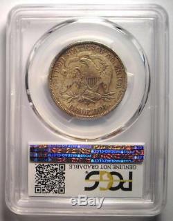 1875-cc Assis Liberté Demi-dollar 50c Coin Certifié Pcgs Vf Détails