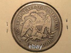 1875-cc Sièges Liberty Silver Half Dollar Carson City