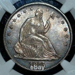 1875-p Seated Liberty Half Dollar Ngc Ms-62 50c Silver Unc L@@k Trusted
