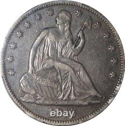 1875 xf 40 Demi-dollar assis, PCGS 42310328