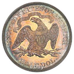 1876 50c Pcgs Pr 63 Belle Tonification Liberté Assise Demi-dollar