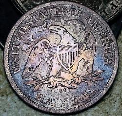 1876 CC Demi-dollar assis de la Liberté 50C Non coté Pièce en argent à 90% US CC19049