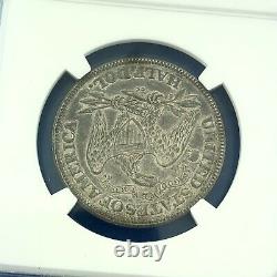 1876 CC Seated Liberty Silver Half Dollar 50c Scarce Carson City Coin Ngc Au55