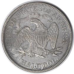1876 Liberty Seated Half Dollar Ef Non Certifié #820