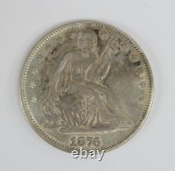 1876 Liberty Seated Half Dollar Extra Fine Condition (y638)