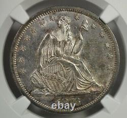 1876 S Liberté Assise Moitié Dollar, Ngc Ms61
