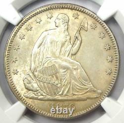 1876 Seated Liberty Half Dollar 50c Ngc Uncirculated Details (ms Unc) Rare
