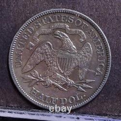 1876-cc Liberty Assis Demi-dollar Au/ch Au Détails (#37993)