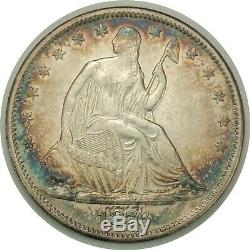 1876-s 50c Assis Liberté Demi-dollar En Argent Unc Condition Belle (080119)