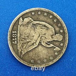 1877 CC Silver Seated Liberty Half Dollar 50c Better Rare Carson City Mint Coin