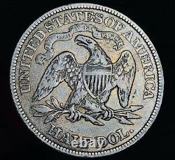 1877 Seated Liberty Half Dollar 50c Ungraded Choice Good Silver Us Coin Cc10534