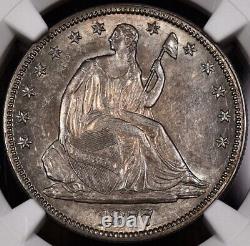 1877 Siège À Moitié Dollar, Ngc Ms63, Très Choix & Orig Pq, Wow Davidkahnrarecoins