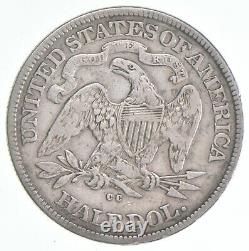 1877-cc Seated Liberty Demi-dollar 1535