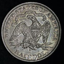1877-s Siège Liberty Argent Demi-dollar Choice Xf+ Livraison Gratuite E193 Vchd