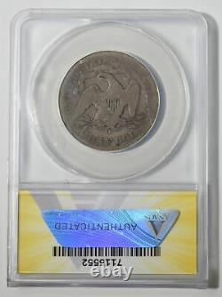 1878cc Argent Assis Demi-dollar 50¢ Coin Anacs Graded Ag3