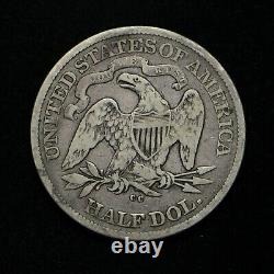 1878cc Seated Liberty Silver Half Dollar Extremely Rare Date & Nice Original
