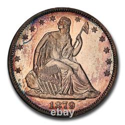 1879 Liberty Seated Half Dollar Pr-62 Pcgs Sku #210745