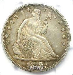 1879 Seated Liberty Demi-dollar 50c Pcgs Xf Détails (damage) Rare Date