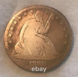 1880 Assis Liberty Demi Dollar, Bon + Rare