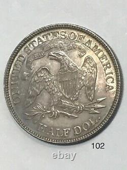 1880 Liberté Assise Demi-dollar