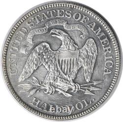 1881 Liberty Assise Silver Half Dollar Proof Non Certifié #158