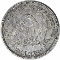 1881 Liberty Seated Argent Demi-dollar Ef Non Certifié #224