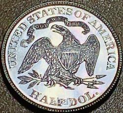 1882 Liberty Assis Argent Demi-dollar Non Circulé & Proof-like