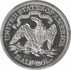 1883 Liberty Seated Argent Demi-dollar Pr63 Pcgs