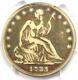 1883 Seated Liberty Half Dollar 50c Certifié Pcgs F12 Rare Date Coin