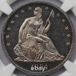 1884 50c Liberté Assise Demi-dollar Ngc Pf 64 Cameo