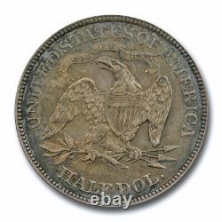1887 50c Seated Liberty Half Dollar Anacs Au 50 À Propos De La Clé Non Circulée Date