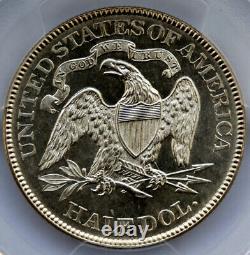 1890 Liberty Assis Demi-dollar Pcgs Ms65pl All White Pcgs Top Pop Pl