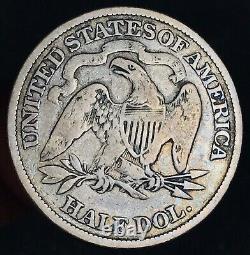 1891 Seated Liberty Half Dollar 50c Non Classé Good Key 90% Argent Us Coin Cc12924