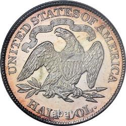 1891 Seated Liberty Half Dollar Pcgs Ms62 Flashy Prooflike Pl