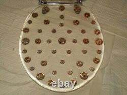 1964-lucite-toilet Seat-half Dollars-quarters-dimes-90%-silver-coin-money-scrap