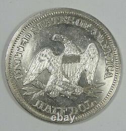 Bargain 1846 Tall Date Liberty Assis Argent Demi-dollar Almost Non Circulé