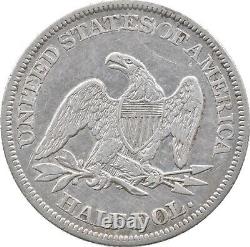 Demi-dollar à l'effigie de Liberty assise de 1861 - 4421