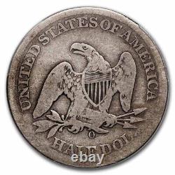 Demi-dollar à l'effigie de la Liberté assise de 1861-O, G-06 PCGS (avers CSA)